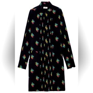 ✨NWT Zadig & Voltaire Rougi CDC Polka Flowers Dress✨